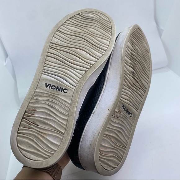 Vionic Midi Snake Black Slip On Shoes - Picture 6 of 6